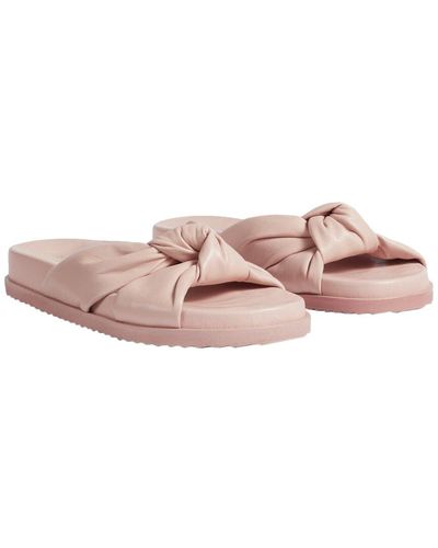 LK Bennett Valencia Leather Sandal - Pink