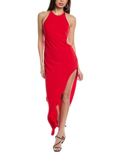Amanda Uprichard Dominica Maxi Dress - Red