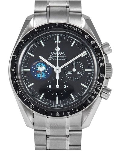 Omega Speedmaster Watch (Authentic Pre-Owned) - Grey