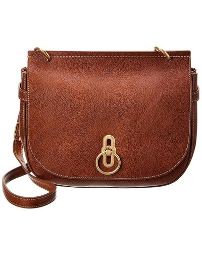 Mulberry Soft Amberley Leather Shoulder Bag - Brown