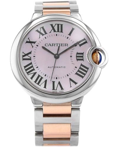 Cartier Ballon Bleu Watch Circa 2010S (Authentic Pre-Owned) - Grey