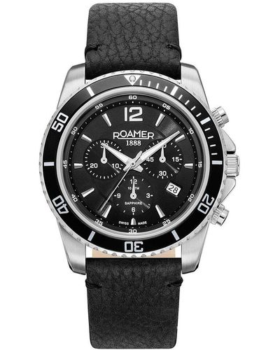 Roamer Nautic Chrono 100 Watch - Black