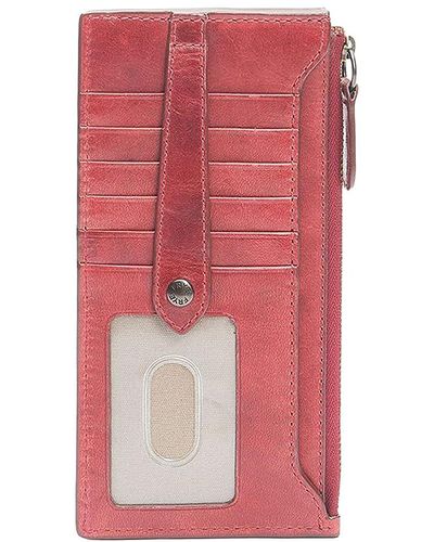 Frye Melissa Snap Leather Card Wallet - Pink