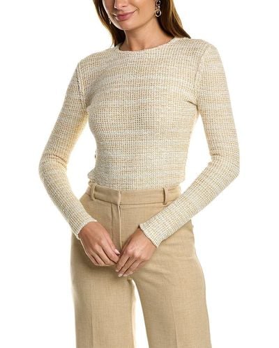 St. John Boucle Top - Natural