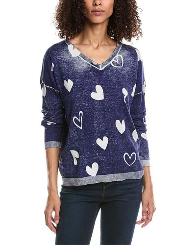 InCashmere In2 By Heart Jumper - Blue