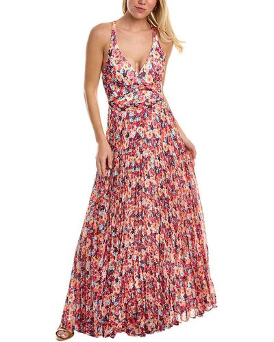 Robe De Soirée LAUNDRY By Shelli Segal - Cape Perles Noire - Taille 4 - Longue Et Plissée
