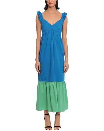 Donna Morgan Midi Dress - Blue