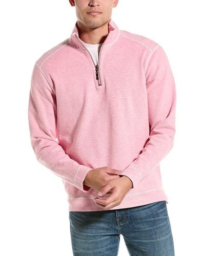 Tommy Bahama Costa Flora 1/2-zip Pullover - Pink