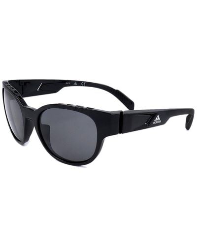 adidas Sport Unisex Sp0009 55mm Sunglasses - Black