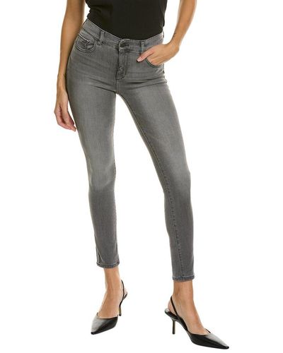 DL1961 Florence Mid-rise Instasculpt Drizzle Ankle Skinny Jean - Grey