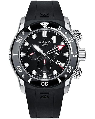 Edox Co-1 Watch - Black