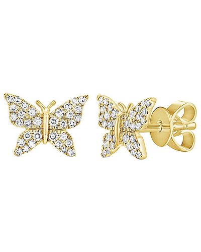 Sabrina Designs 14k 0.17 Ct. Tw. Diamond Earrings - Metallic