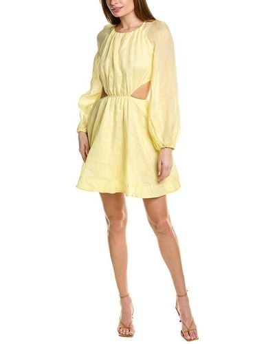 Bardot Margo Mini Dress - Yellow