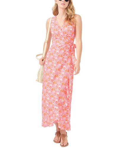 J.McLaughlin Cerise Linen-Blend Dress - Pink