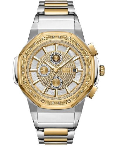 JBW Unisex Saxon Diamond Watch - Metallic