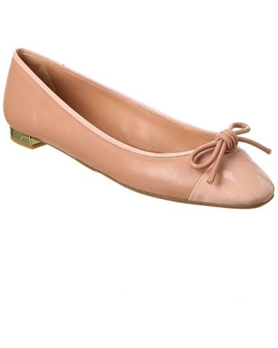 Aquazzura Parisina Patent Ballet Flat - Pink