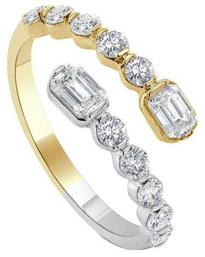Sabrina Designs 14k Two-tone 1.06 Ct. Tw. Diamond Wrap Ring - White