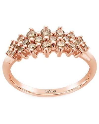 Le Vian Le Vian 14k Rose Gold 0.57 Ct. Tw. Diamond Ring - White