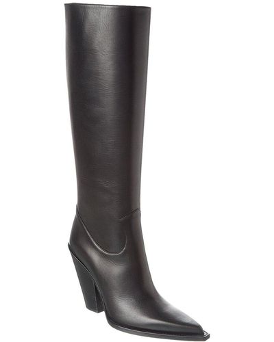 Michael Kors Gwen Leather Boot - Black