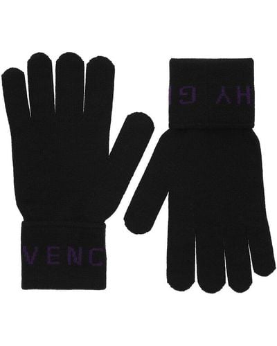 Givenchy Wool Gloves - Black