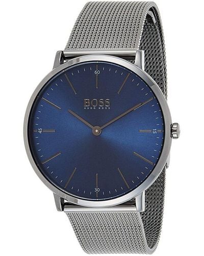 BOSS Mesh Watch - Blue