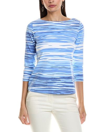 J.McLaughlin Wavesong Catalina Cloth T-Shirt - Blue