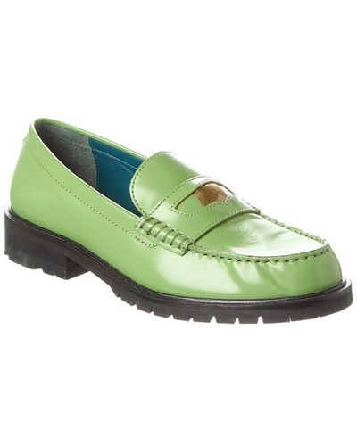 Free People Liv Leather Loafer - Green