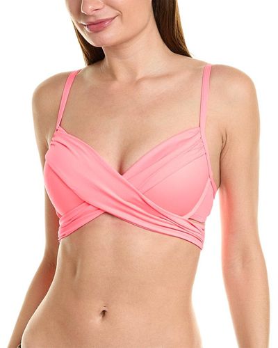 La Blanca Island Goddess Bikini Top - Pink