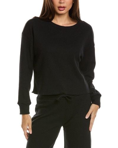PERFECTWHITETEE Cosy Ribbed Pullover - Black