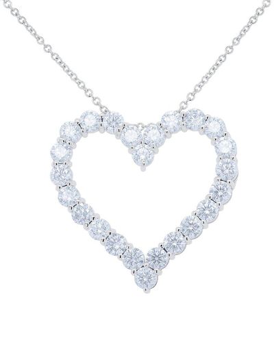 Diana M. Jewels Fine Jewellery 18k 5.85 Ct. Tw. Diamond Necklace - Blue
