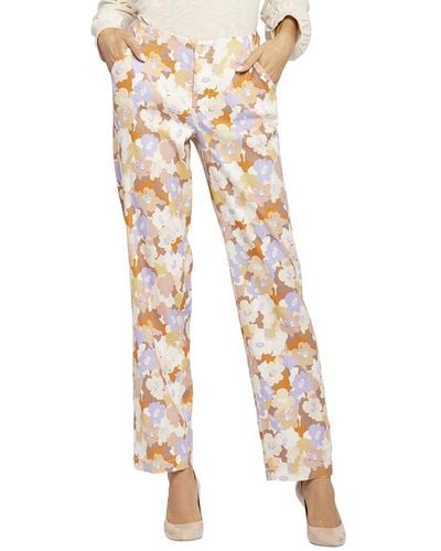 NYDJ Marilyn Linen-blend Trouser - Natural