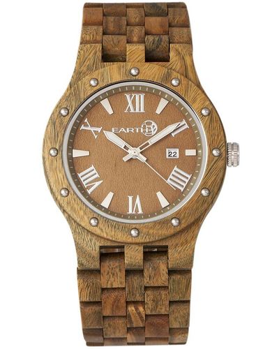 Earth Wood Inyo Watch - Metallic