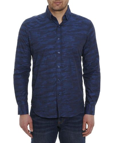 Robert Graham Cains Woven Shirt - Blue