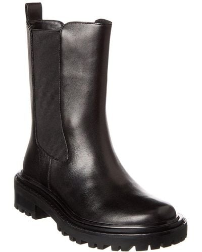 Tory Burch Benton Leather Boot - Black