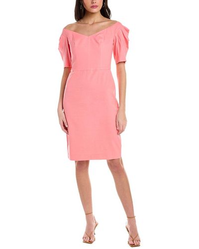 Trina Turk Witty Sheath Dress - Pink