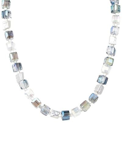 Saachi Faceted Bead And Stone Necklace - Multicolor