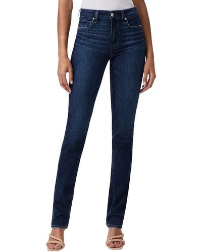 PAIGE Hoxton Straight 34in Monarch Straight Jean - Blue