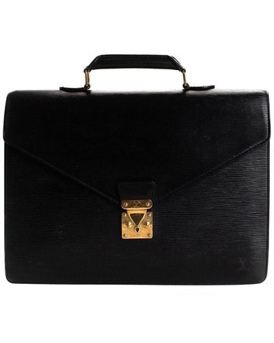 Louis Vuitton Monogram Canvas Ambassador Briefcase (Authentic Pre-Owned) - Black