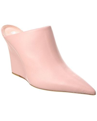 Paris Texas Wanda Sabot Leather Mule - Pink