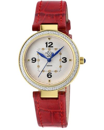 Gv2 Piemonte Diamond Watch - Red