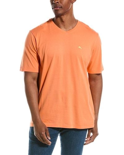Tommy Bahama New Bali Skyline V-neck T-shirt - Orange