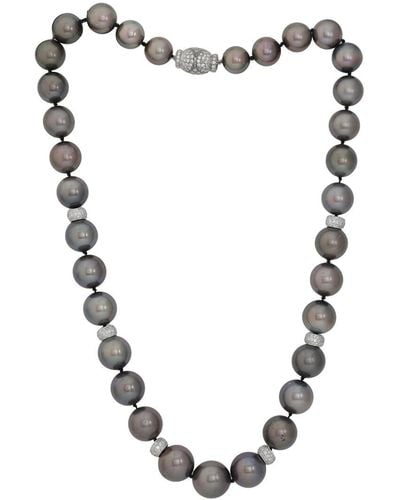 Diana M. Jewels Fine Jewellery 18K 1.90 Ct. Tw. Diamond Necklace - Multicolour