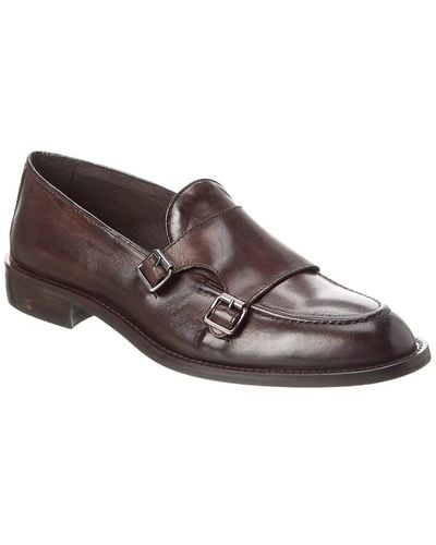 M by Bruno Magli Blake Leather Loafer - Brown