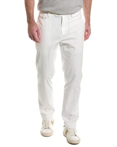 Brooks Brothers Milano Fit Pant - White