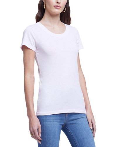 L'Agence Cory T-shirt - White