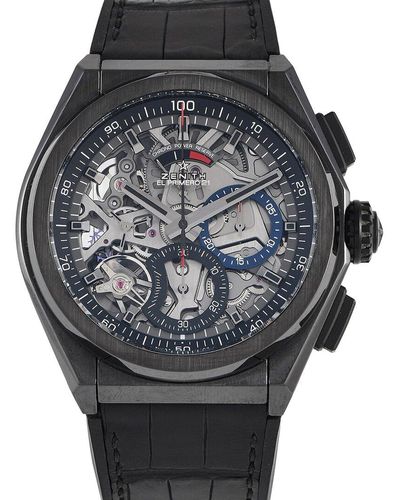 Zenith Defy Watch, Circa 2021 (Authentic Pre-Owned) - Black