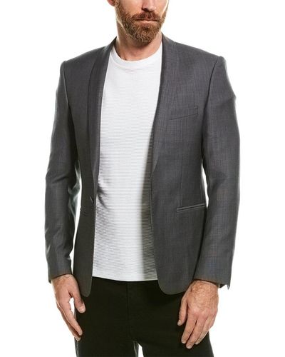 The Kooples Flawless Wool Suit Jacket - Gray