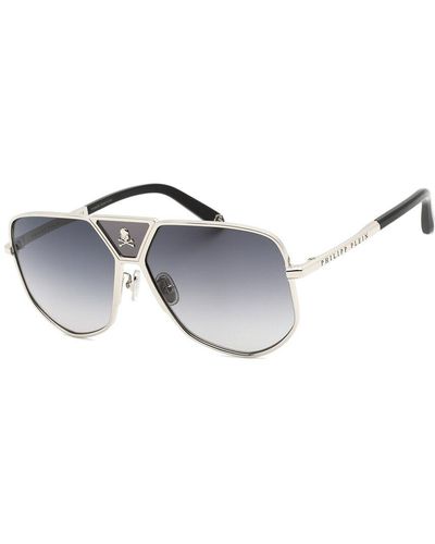 Philipp Plein Spp009v 61mm Sunglasses - Metallic