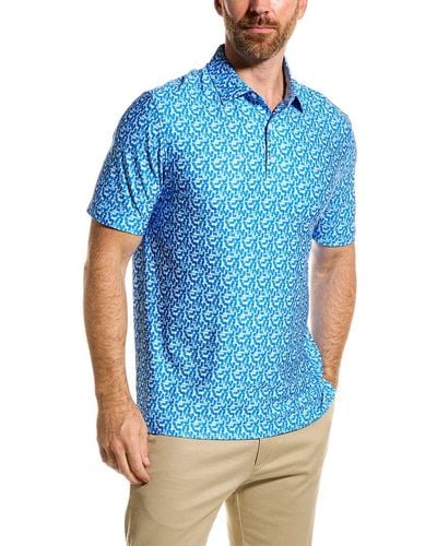 Hickey Freeman Golf Polo Shirt - Blue