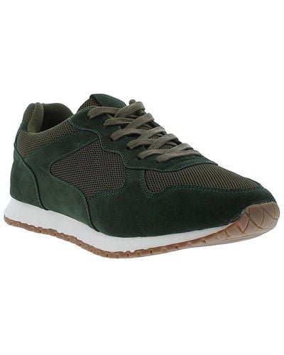 English Laundry Fisher Suede & Mesh Sneaker - Green